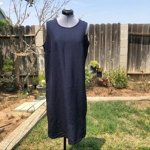 Brownstone New York Navy M Blue Sleeveless Dress